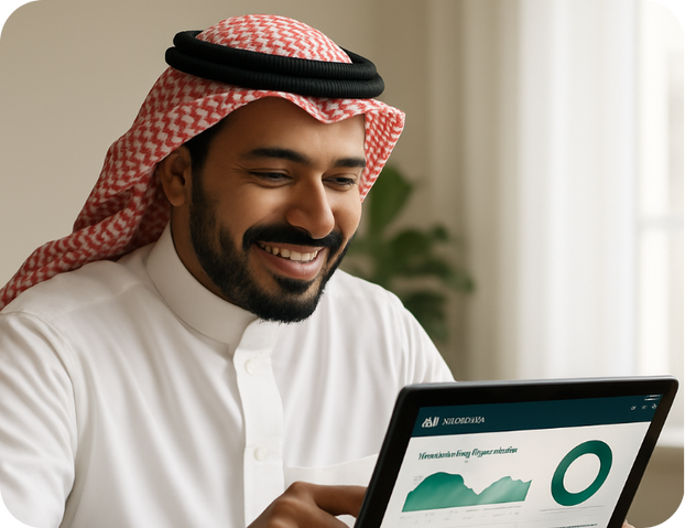 Customer on Tablet Image-2